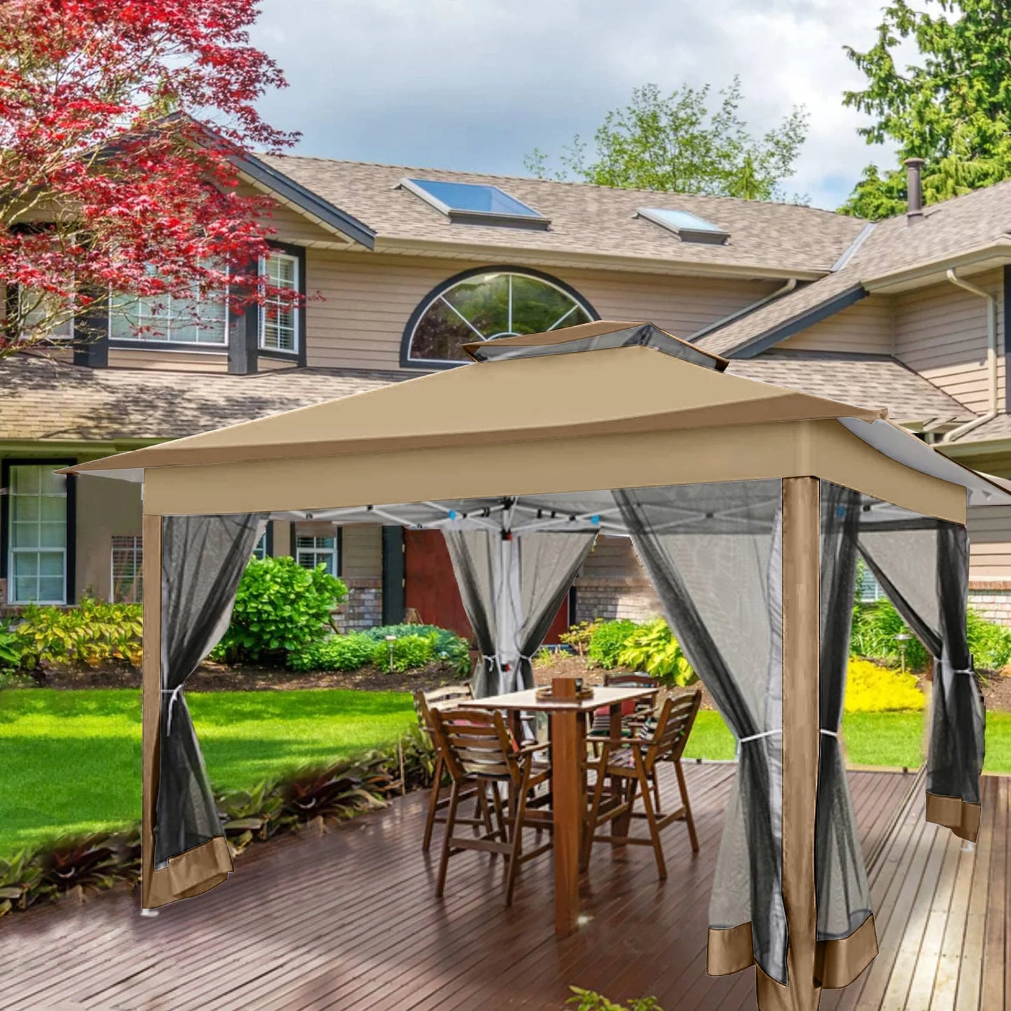 Portable Gazebo with Mosquito Netting