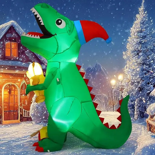 Inflatable Happy Dinosaur Decoration