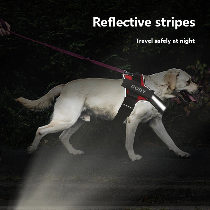 Adjustable Reflective Dog Harness