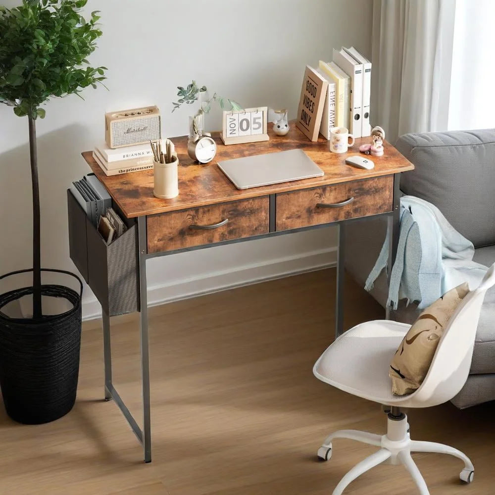 Computer Desk with 2 Drawers