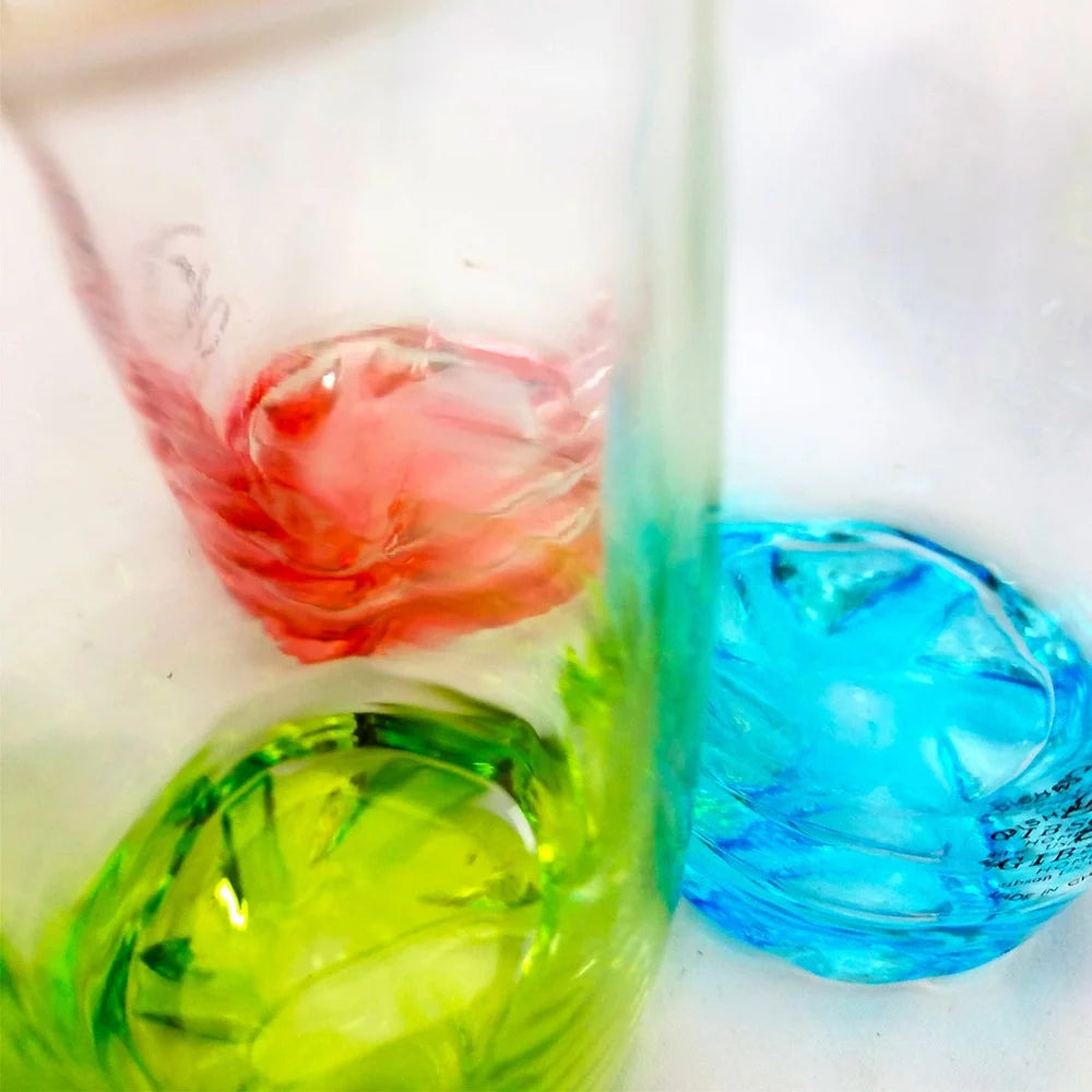 Colorful Contemporary  Glass Set
