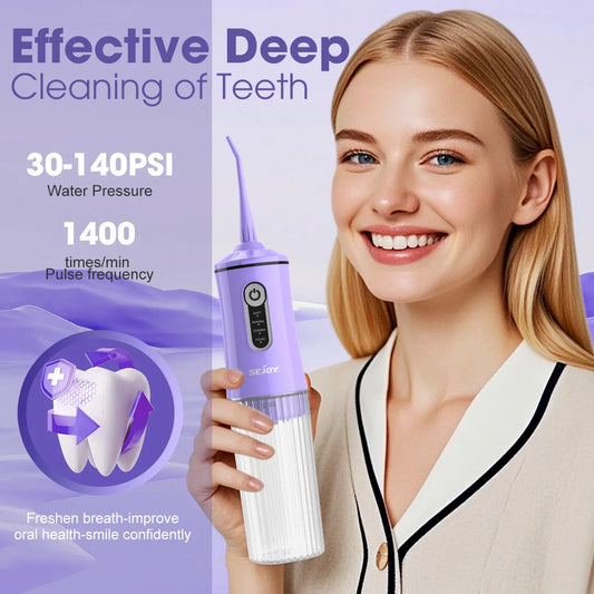 Purple Dental Water Flosser