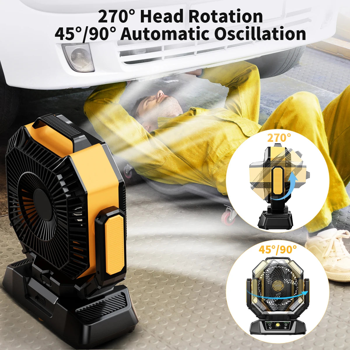 Battery Operated Portable Camping Fan
