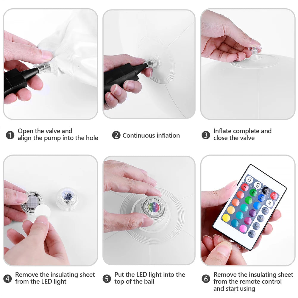 Luminous Bouncy LED Garden Ball