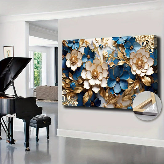Canvas Floral Symphony Wall Art