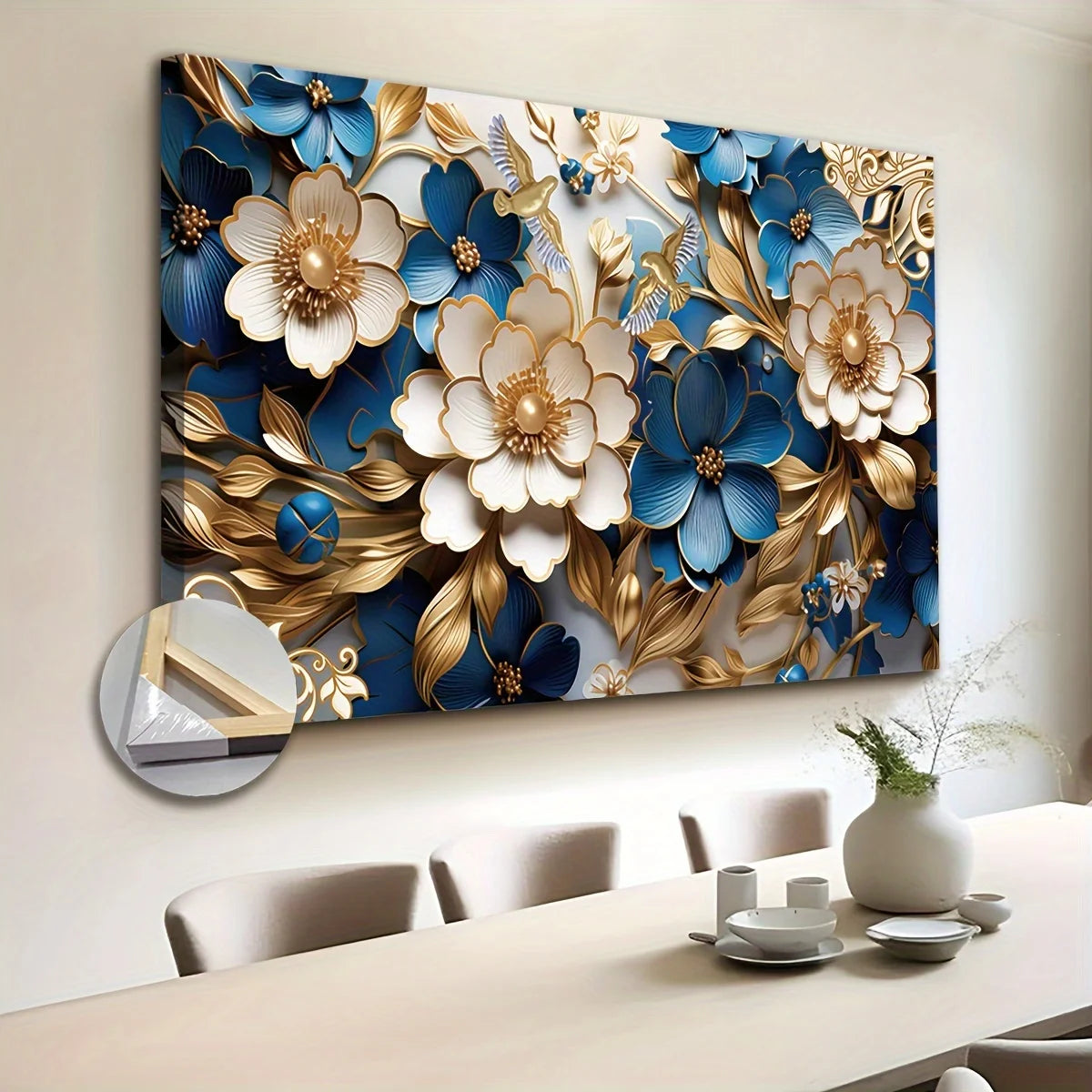 Canvas Floral Symphony Wall Art