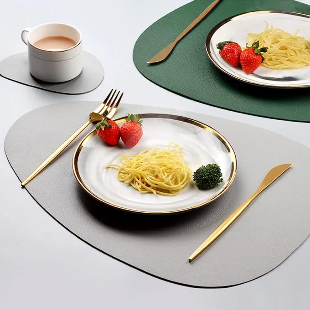 Dual-Sided Placemat and Coaster Sets