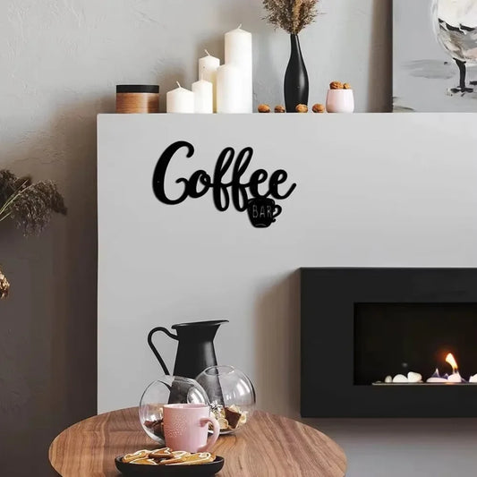 Metal Coffee Bar Wall Sign
