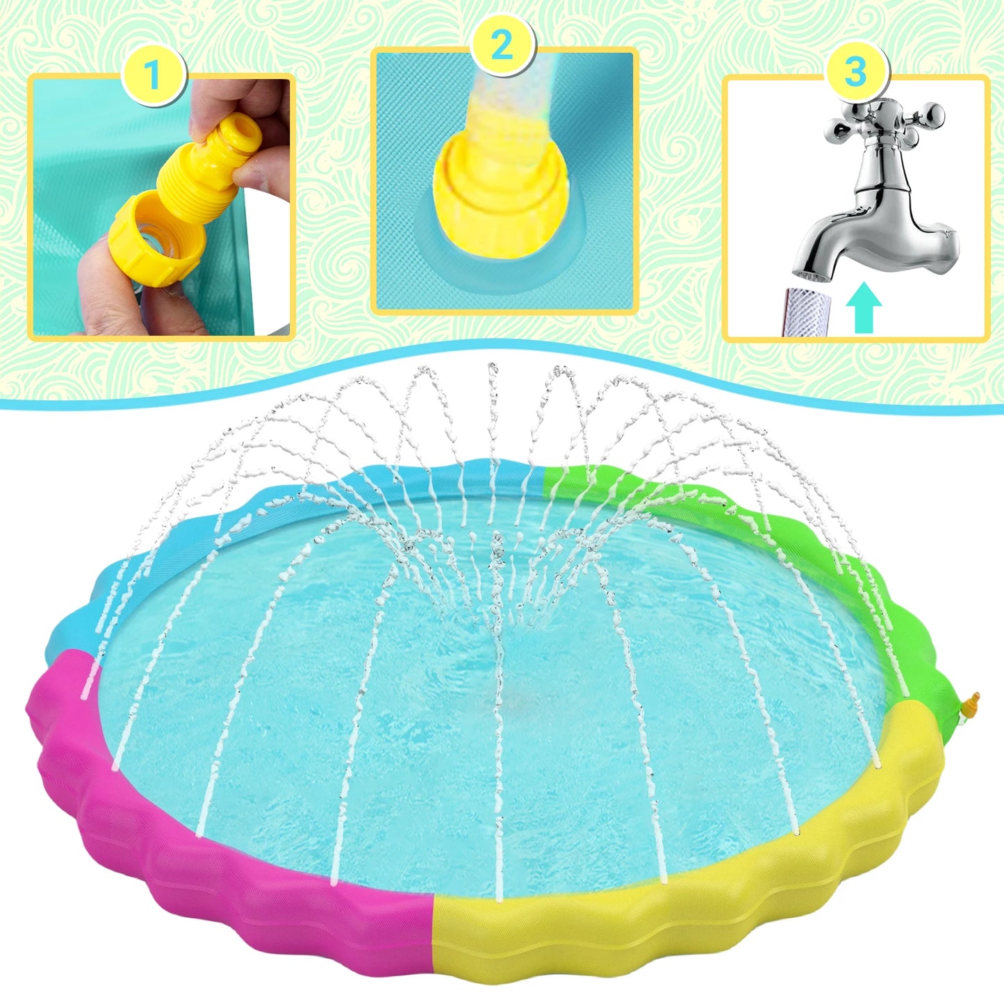 Sprinkler Pool for Dogs