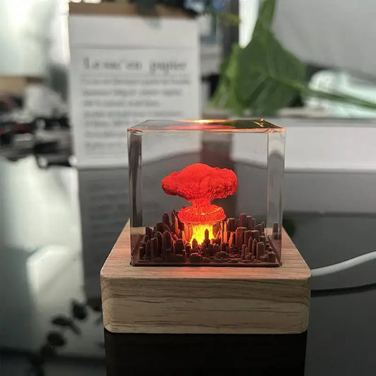 Mushroom Cloud 3D Night Light