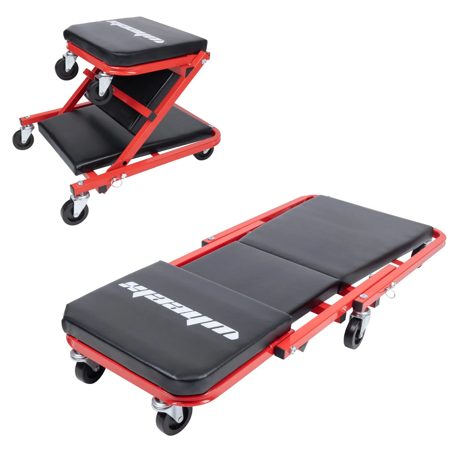 Rolling Foldable Garage Chair