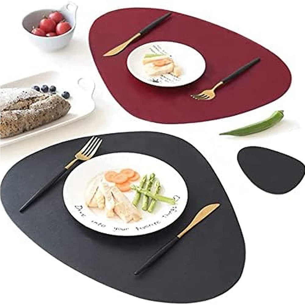 Dual-Sided Placemat and Coaster Sets