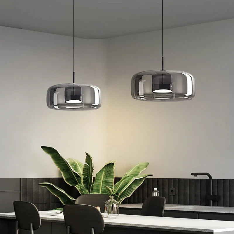 Hanging Nordic Glass Pendant Lamp