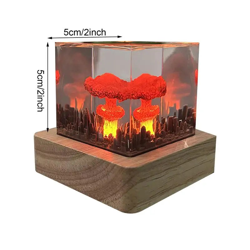 Mushroom Cloud 3D Night Light