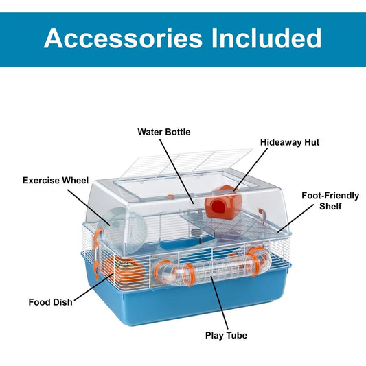 Interactive Multi-Tier Hamster Cage