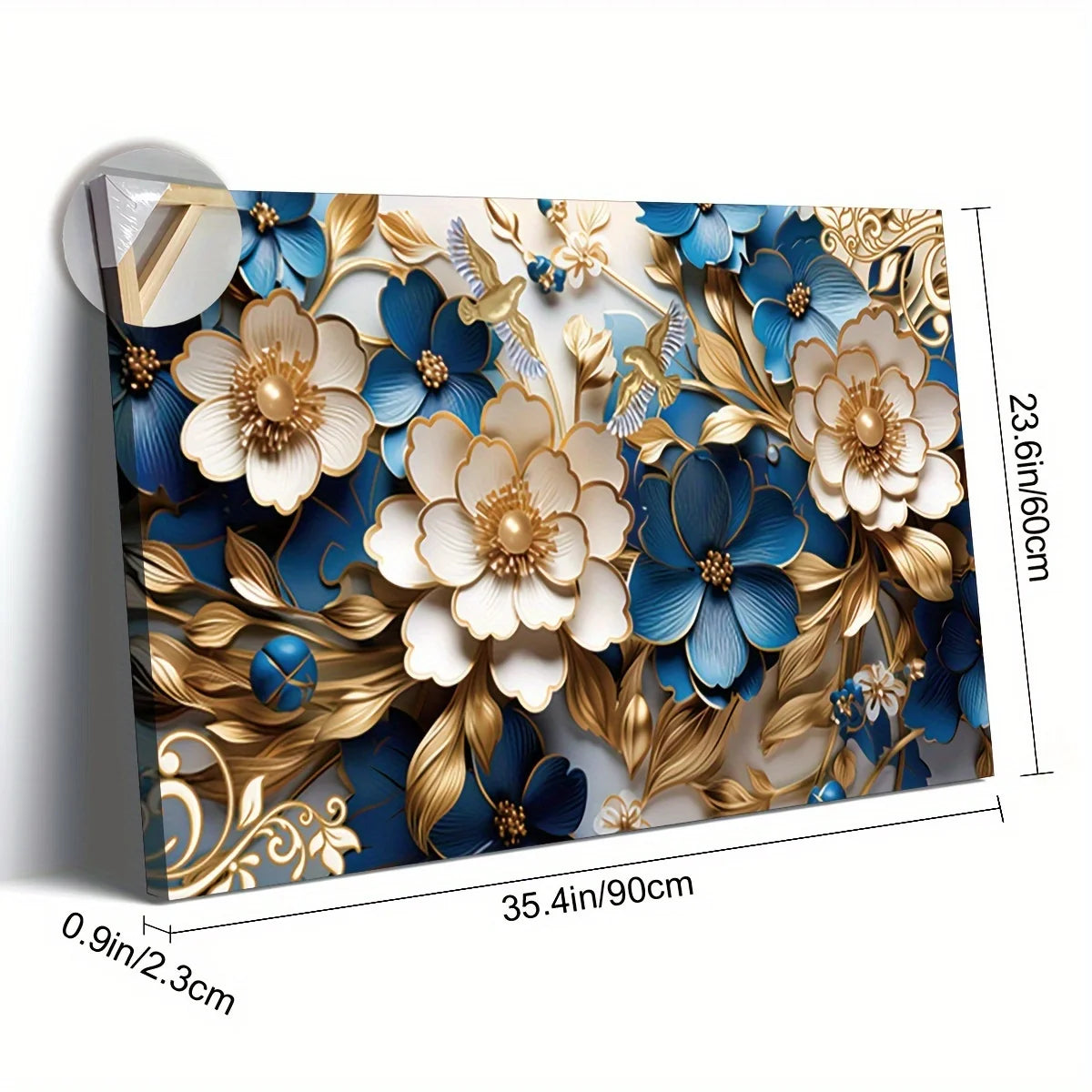 Canvas Floral Symphony Wall Art
