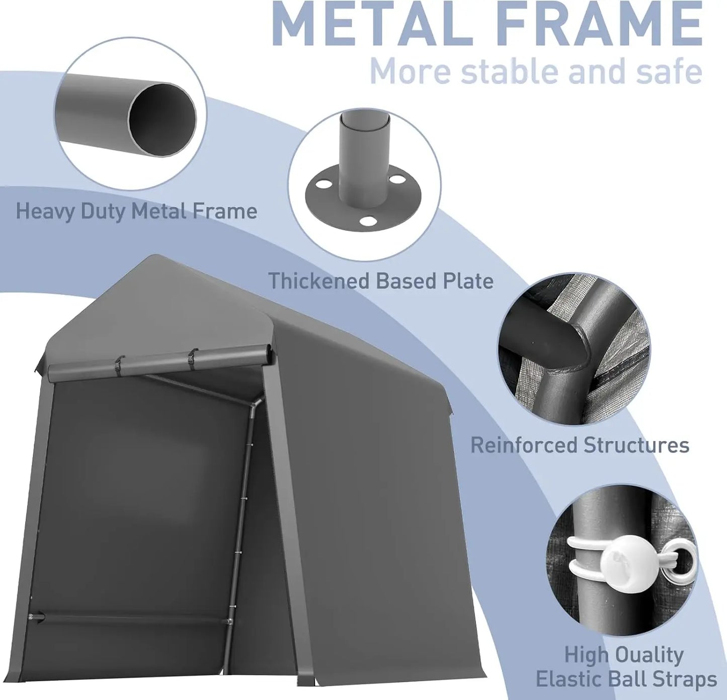 Heavy Duty Portable Storage Shed