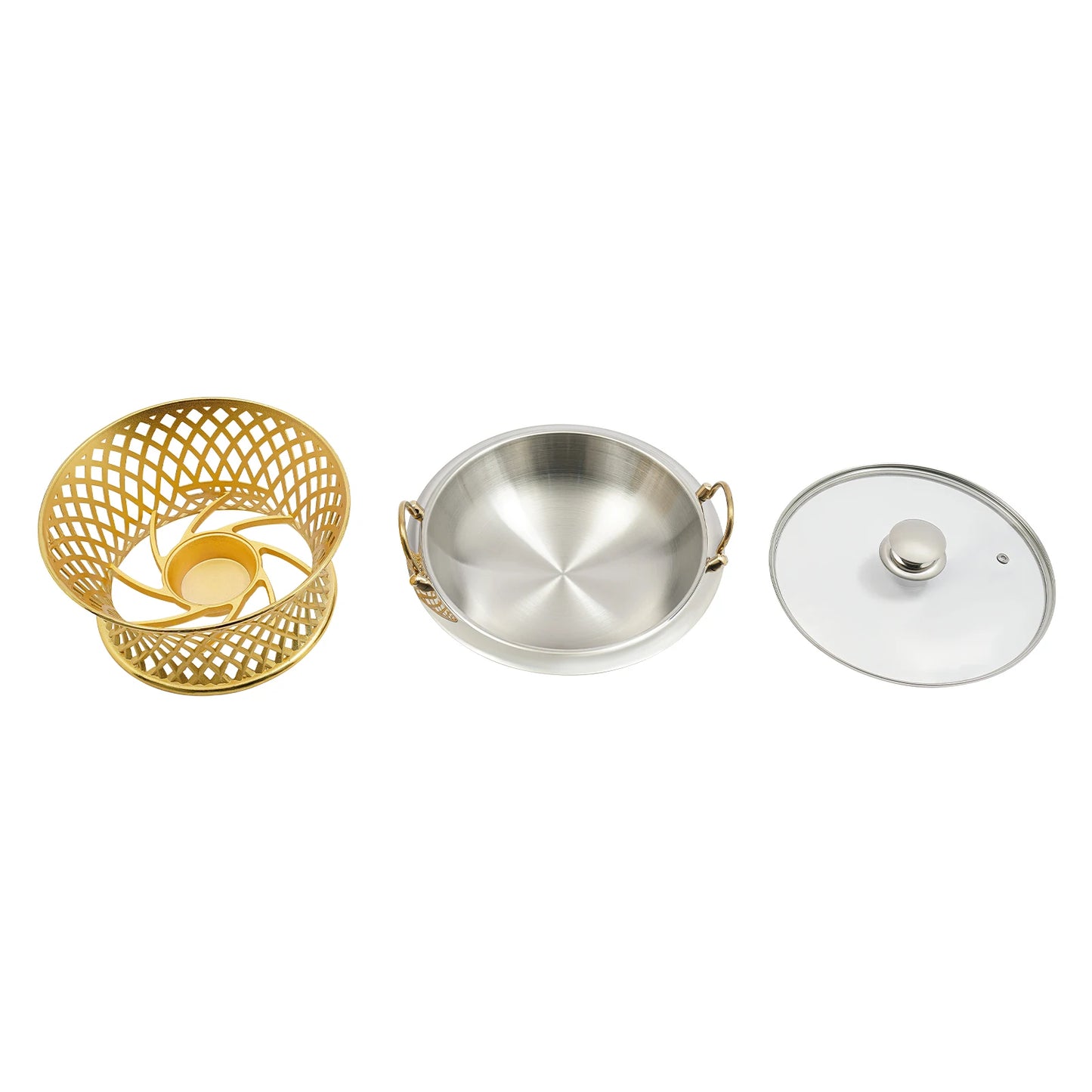 Tabletop Chafing Dish with Glass Lid