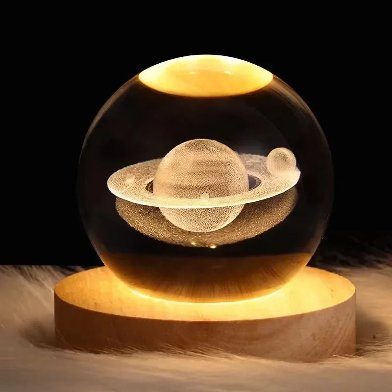 Galaxy 3D Crystal Ball Night Light