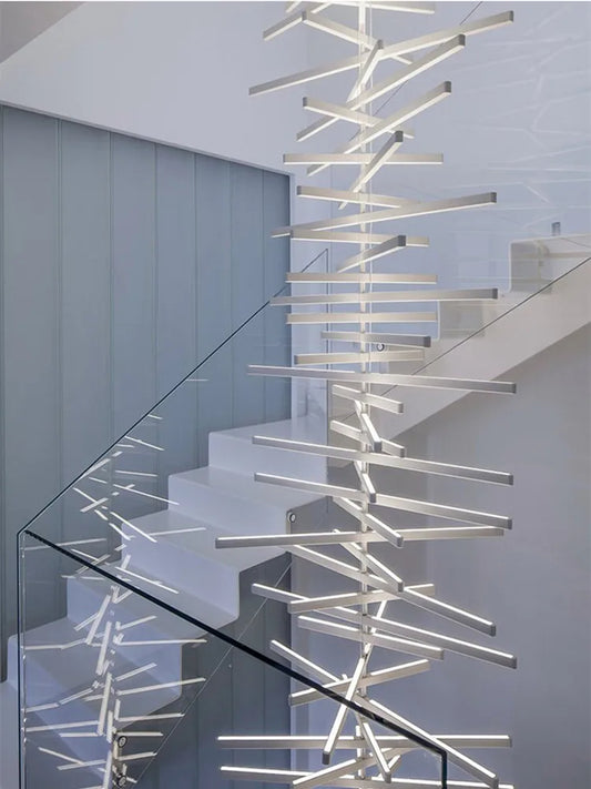 Modern LED Staircase Chandelier