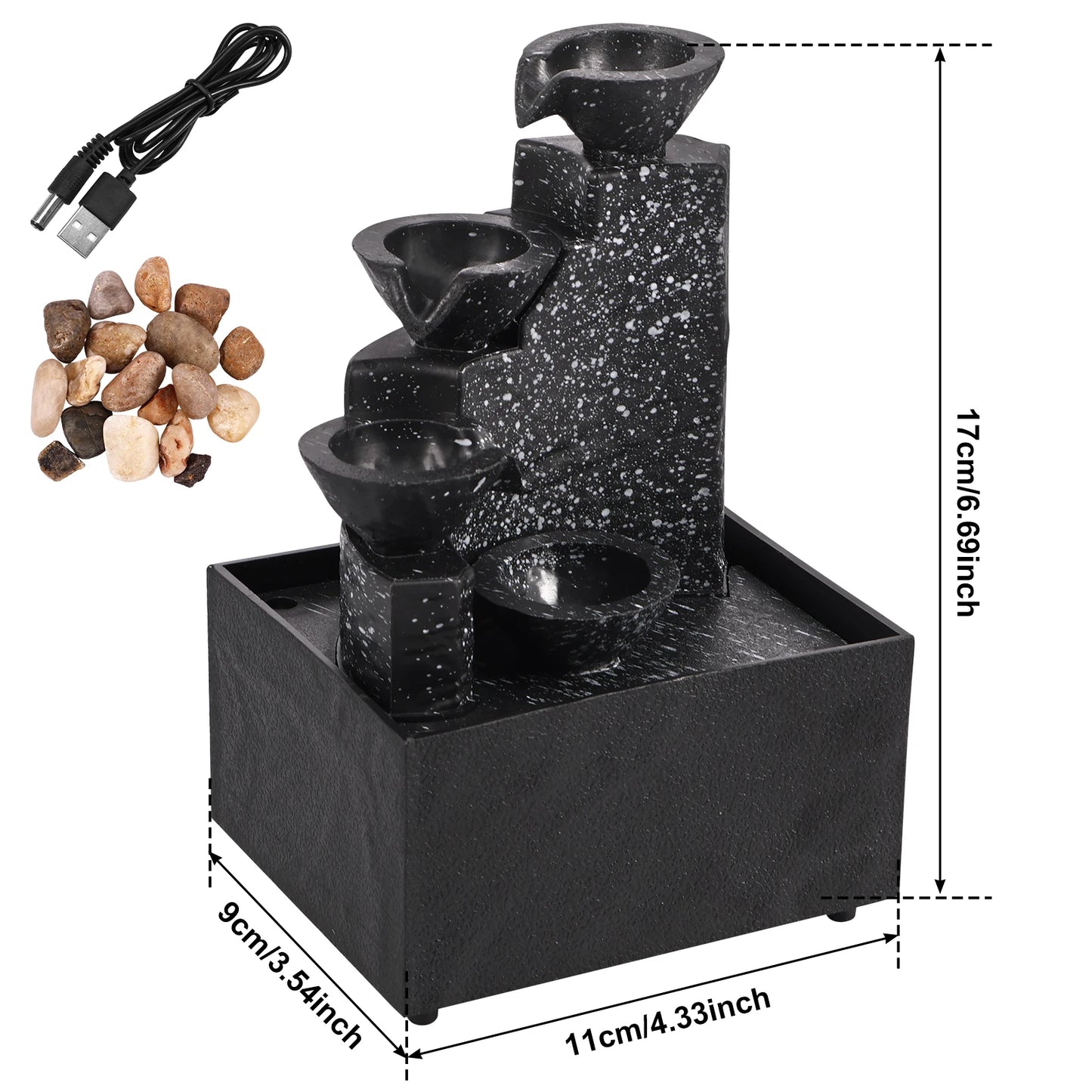 Small Waterfall Fountain Ornament