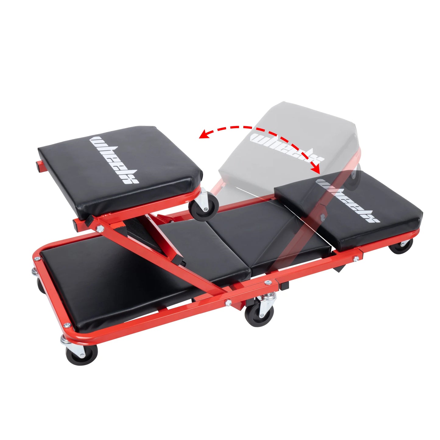 Rolling Foldable Garage Chair