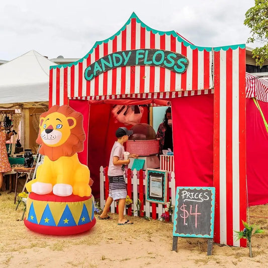 LED Inflatable Circus Lion