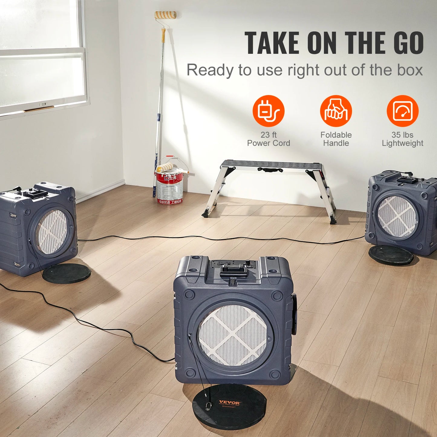 3-Stage Filtration Air Cleaner Machine