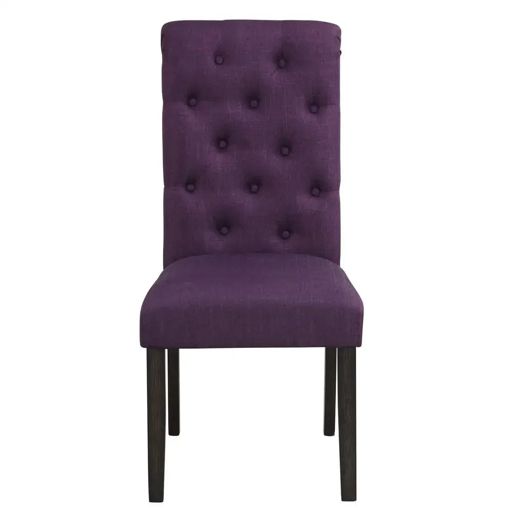 Elegant High Back Dining Chairs Set of 2