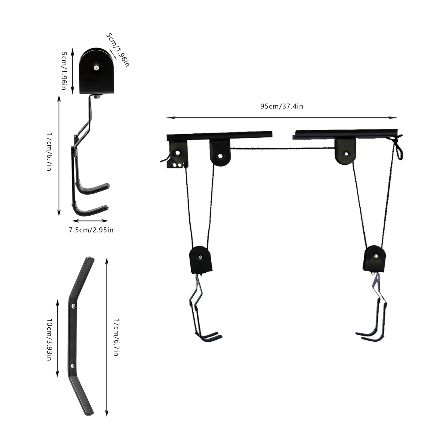 Ceiling Mount for Bike Storage