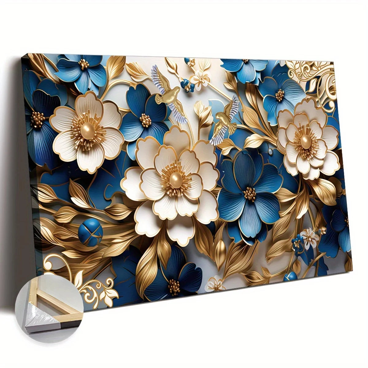 Canvas Floral Symphony Wall Art