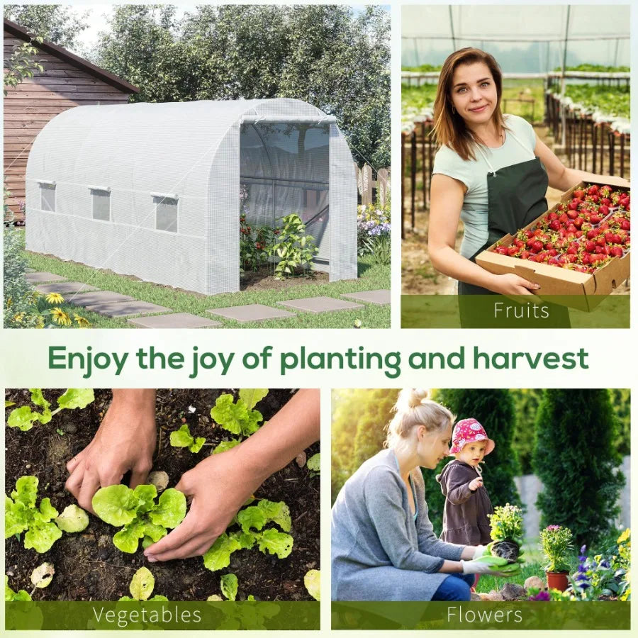 High Tunnel Gardening Greenhouse
