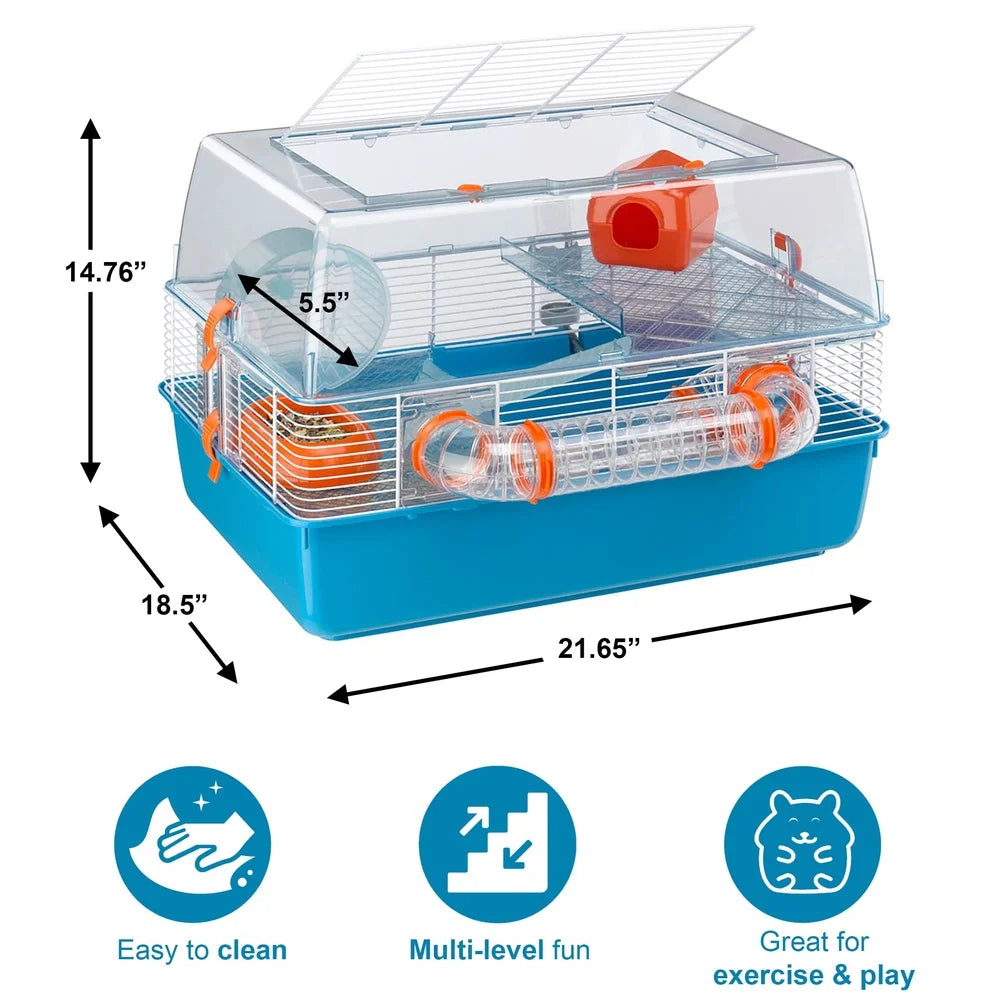 Interactive Multi-Tier Hamster Cage