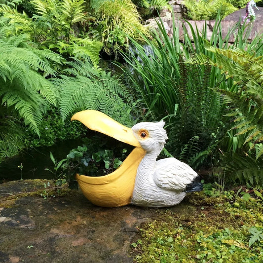 Nautical Pelican Garden Planter 18 Inch
