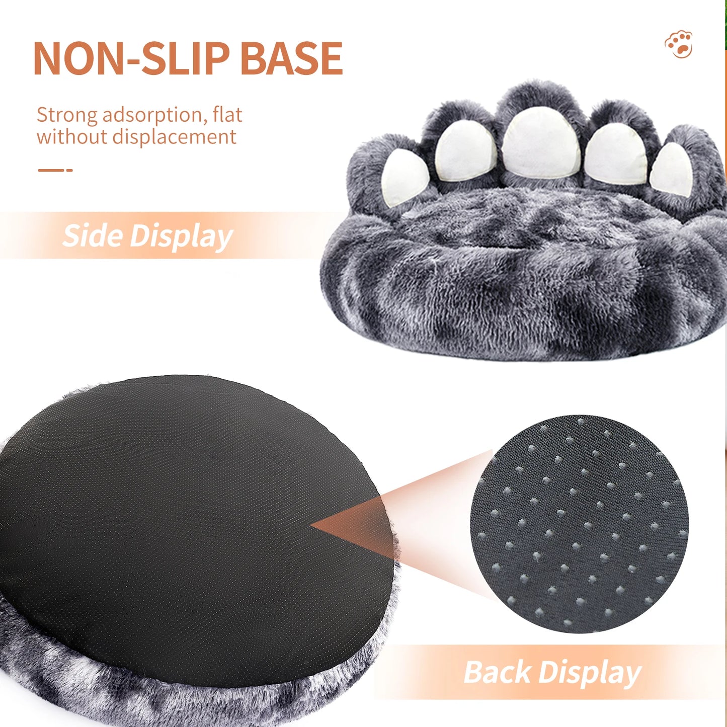 Comfy Cozy Paw Shape Pet Cushion