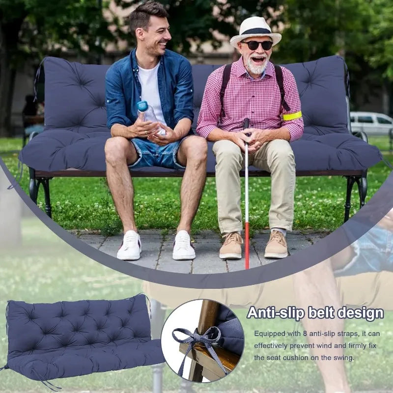 60 inch Waterproof Porch Swing Cushion