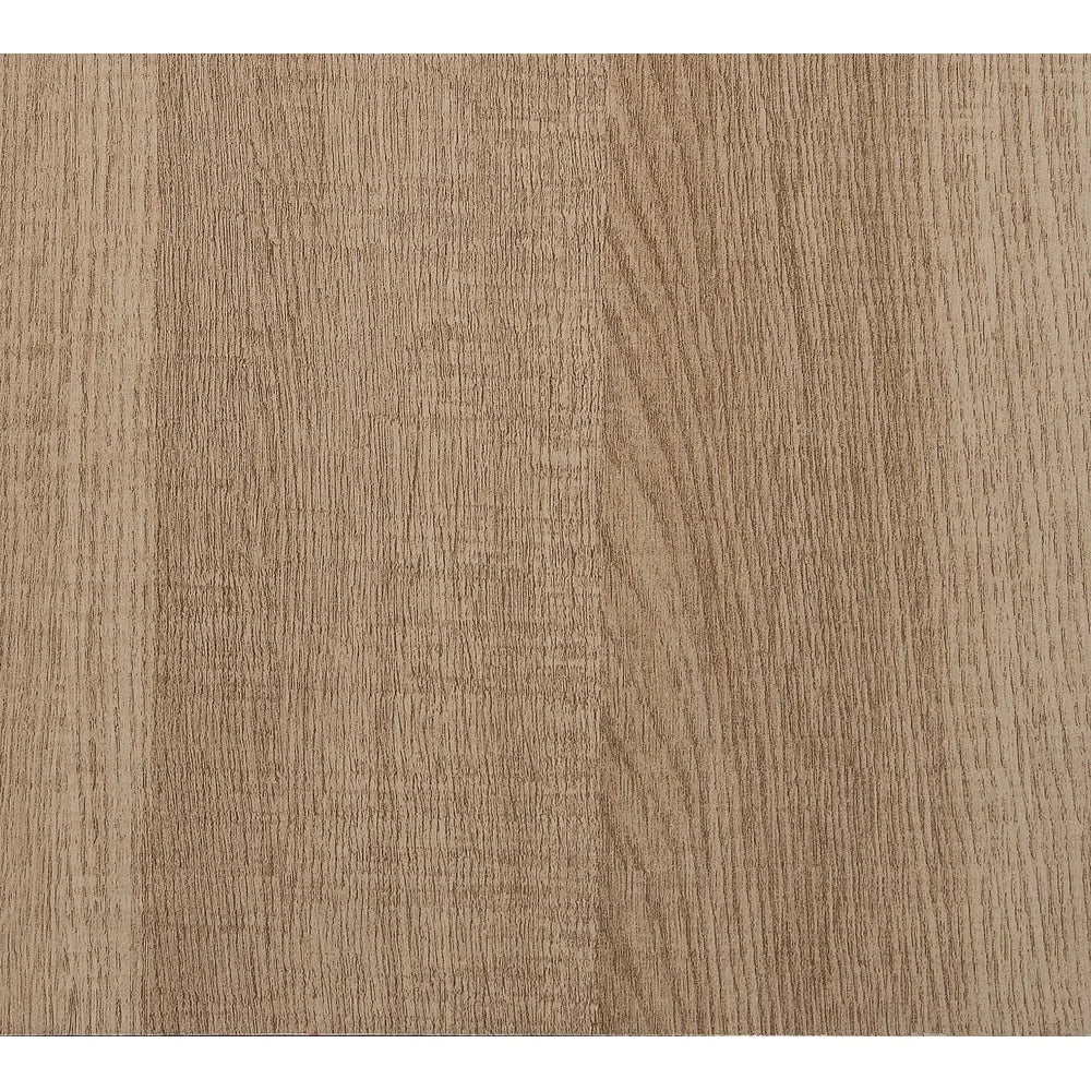 Oak Finish Computer Desk Adjustable Shelves Hidden Storage