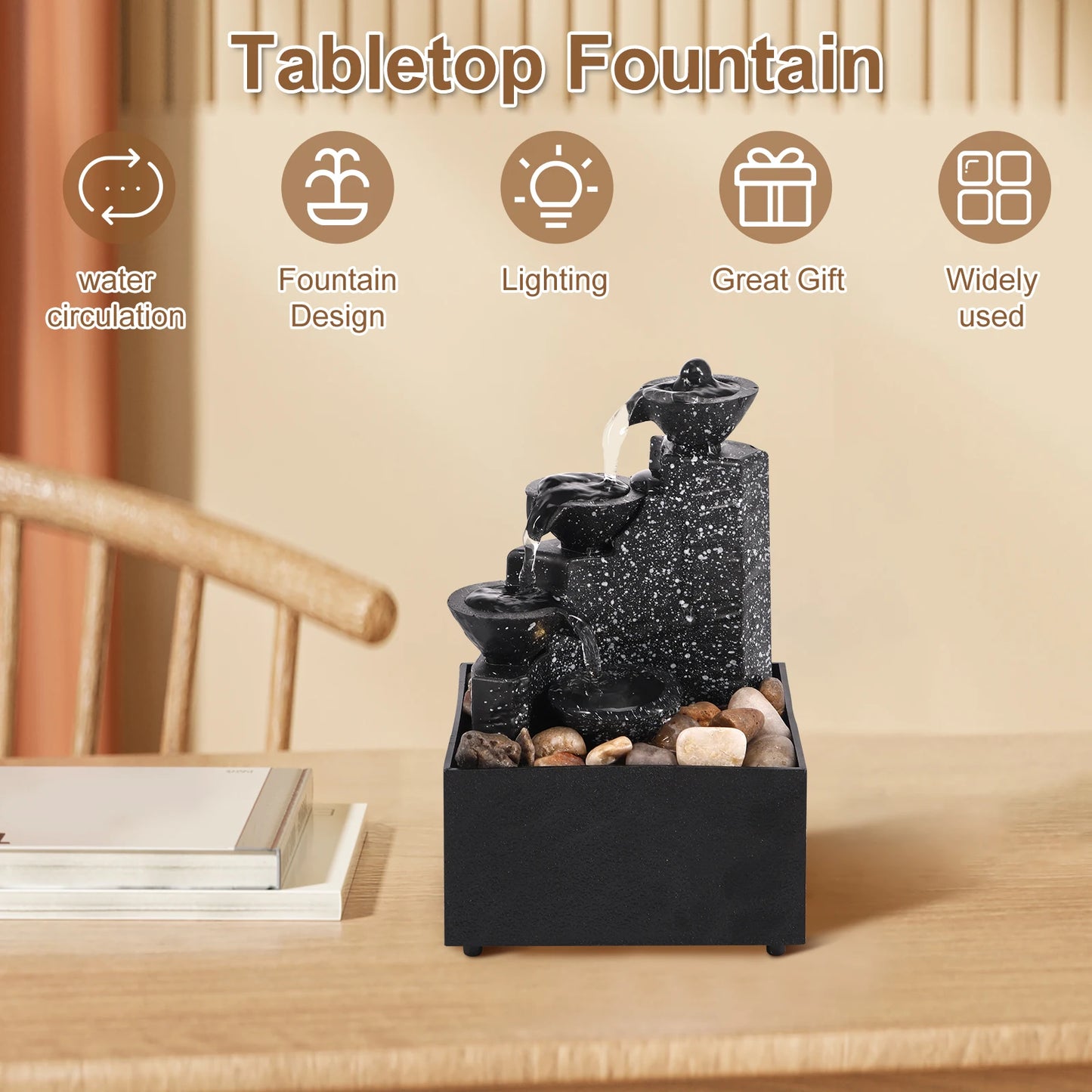 Small Waterfall Fountain Ornament