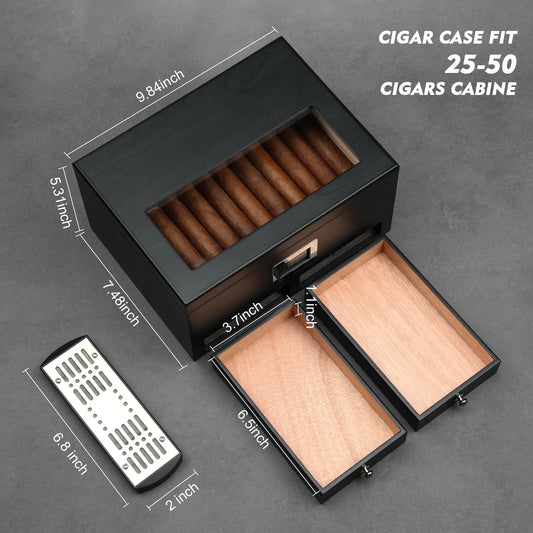 Portable Humidor Cigar Box
