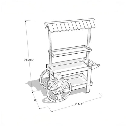 Collapsible Event Display Cart