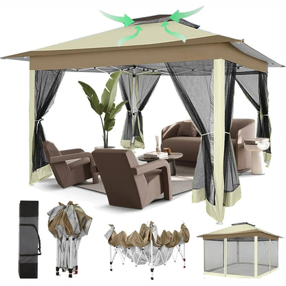 Portable Gazebo with Mosquito Netting