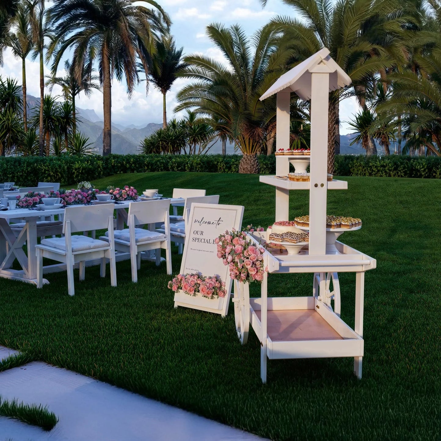 Collapsible Event Display Cart