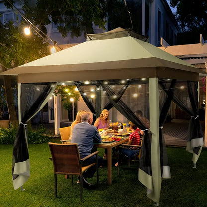 Portable Gazebo with Mosquito Netting