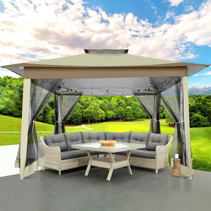 Portable Gazebo with Mosquito Netting
