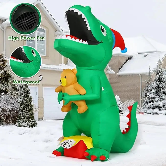 Inflatable Happy Dinosaur Decoration