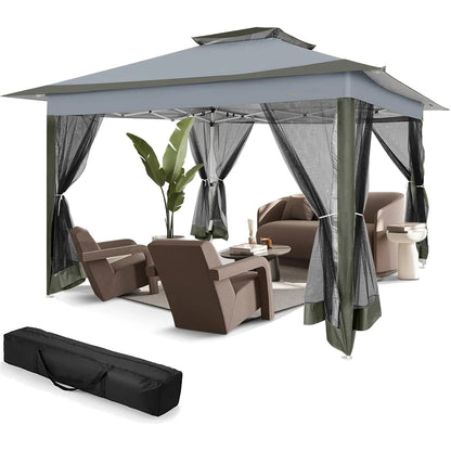 Portable Gazebo with Mosquito Netting