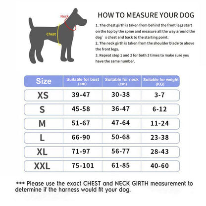 Adjustable Reflective Dog Harness