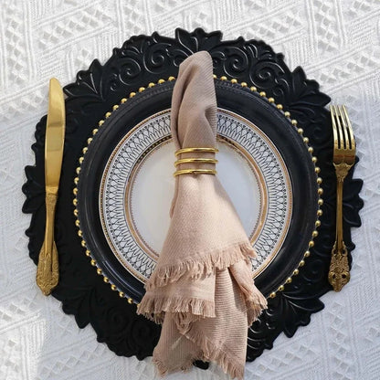 Elegant European Round Table Placemats