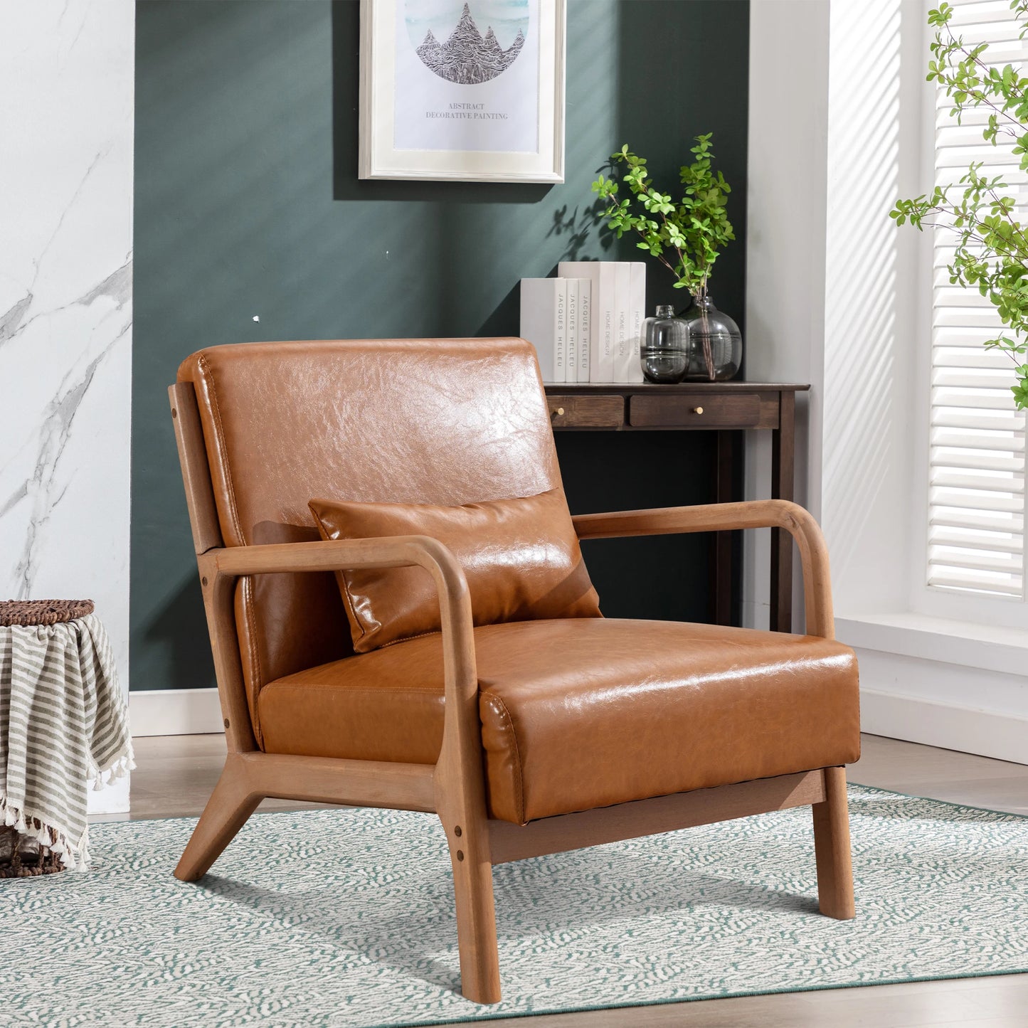 Comfortable Wood Frame Chair