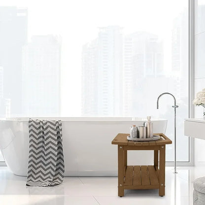 Sturdy 2-Tier Shower Stool